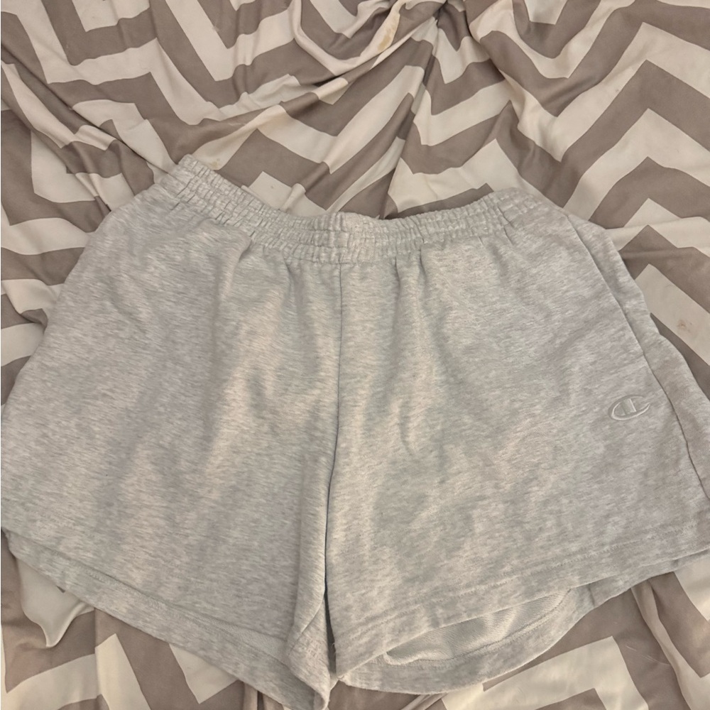 Champion Women's Light Gray Athletic Shorts